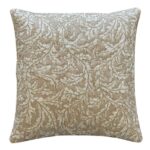 Botanical Vine Quilted Cotton Cushion Cover
